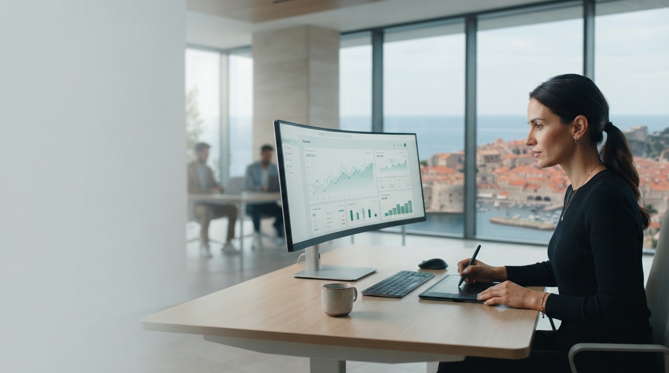 Finkodix — prikaz financijske analitike i AI strategija na ekranu